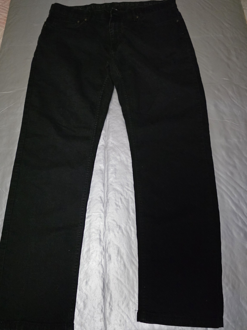 Classic Straight Black Men's Jeans